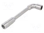 Wrench: socket spanner; L-type; 13mm,HEX 13mm; tool steel BAHCO