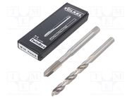 Tap; high speed steel cobalt HSS-E; M10; 1.5; ISO2/6H; 2pcs. VÖLKEL