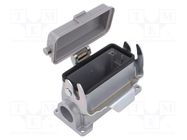 Enclosure: for HDC connectors; C146,heavy|mate; size E16; PG21 AMPHENOL