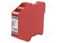 Module: safety relay; 24VAC; 24VDC; for DIN rail mounting; CS 