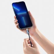 Baseus CAJY000301 Lightning - USB-C PD QC cable 20W 480Mb/s 2m - black, Baseus
