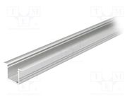 Profiles for LED modules; natural; L: 2m; SMART-IN10; aluminium 