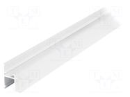 Profiles for LED modules; white; L: 1m; FRAME14; aluminium TOPMET