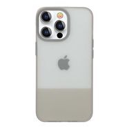 Kingxbar Plain Series case cover for iPhone 13 Pro Max silicone case gray, Kingxbar