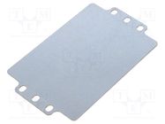 Mounting plate; steel 