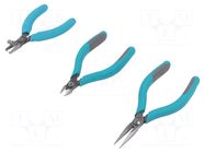 Tools set: pliers; case; ESD; Erem; 3pcs. WELLER