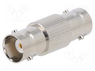 Coupler; BNC socket,both sides; straight; 50Ω; PTFE AMPHENOL RF