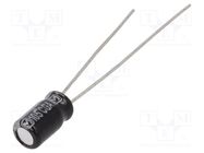 Capacitor: electrolytic; THT; 6.8uF; 35VDC; Ø4x7mm; Pitch: 1.5mm PANASONIC