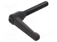 Lever; adjustable; Thread len: 80mm; Lever length: 78mm; GN 300 ELESA+GANTER