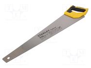 Hacksaw; manual; wood; 11teeth/inch; TRADECUT™; 550mm STANLEY