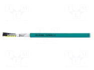 Wire: servo drive; hybrid,TOPSERV®110; turquoise; stranded; Cu HELUKABEL