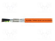 Wire: servo drive; TOPSERV®109; 4G1.5mm2; orange; stranded; Cu 