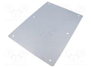 Mounting plate; steel 