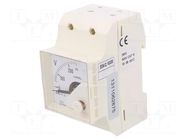Voltmeter; for DIN rail mounting; 0÷250V; Class: 1.5; True RMS LUMEL