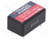 Converter: DC/DC; 12W; Uin: 9÷36V; Uout: 5.1VDC; Iout: 2400mA; DIP16 TRACO POWER