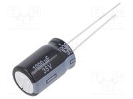 Capacitor: electrolytic; THT; 1000uF; 35VDC; Ø12.5x20mm; Pitch: 5mm PANASONIC