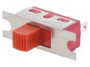 Switch: slide; Pos: 2; SPDT; 3A/250VAC; 6A/28VDC; ON-ON; on panel C&K