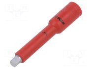Extension; insulated; 1/4"; 75mm; ElectricVario WIHA