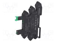 Socket; 1-phase; for DIN rail mounting; -40÷70°C; 78.6x6.2x101mm SCHNEIDER ELECTRIC