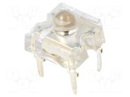LED Super Flux; 7.62x7.62mm; 15°; Front: convex; 100mA; 1.6÷1.8VDC OPTOSUPPLY