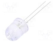 LED; 10mm; blue; blinking; 2000÷2500mcd; 30°; 3÷5V; 20mA 