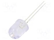 LED; orange; 10mm; blinking; 12000÷14400mcd; 30°; 3÷5VDC; 20mA OPTOSUPPLY