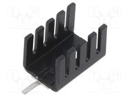 Heatsink: extruded; U; TO220; black; L: 19mm; W: 13.2mm; H: 12.7mm Advanced Thermal Solutions