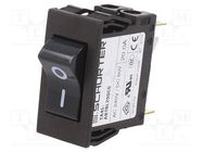 Circuit breaker; Urated: 240VAC; 60VDC; 20A; DPST; Poles: 2; SNAP-IN SCHURTER