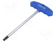 Wrench; hex key,spherical; HEX 8mm; Overall len: 240mm KING TONY