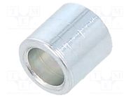 Spacer sleeve; 5mm; cylindrical; steel; zinc; Out.diam: 5mm 