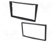 Radio frame; Opel; 2 DIN; anthracite 