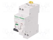 RCBO breaker; Inom: 6A; Ires: 30mA; Max surge current: 250A; IP20 SCHNEIDER ELECTRIC