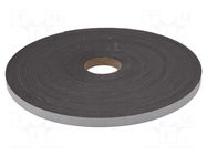 Tape: sealing; W: 20mm; L: 30m; Thk: 4mm; grey; caoutchouc hot-melt INTRA