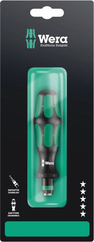 816 R SB Bitholding screwdriver with Rapidaptor quick-release chuck, 1 x 1/4"x119, Wera