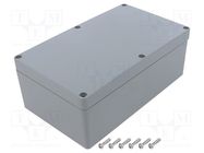 Enclosure: multipurpose; X: 120mm; Y: 200mm; Z: 75mm; ABS; light grey GAINTA