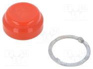 Actuator lens; 30mm; 9001K; Actuator colour: red SCHNEIDER ELECTRIC