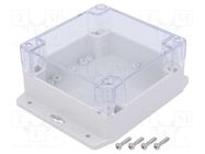 Enclosure: multipurpose; X: 120mm; Y: 120mm; Z: 60mm; polycarbonate GAINTA