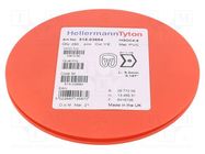 Markers; Marking: 6; 4÷9mm; PVC; yellow; -65÷105°C; leaded; HGDC4-9 HELLERMANNTYTON