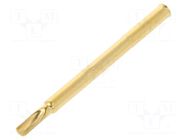 Test probe socket; series 30; soldered; 28.1mm FIXTEST