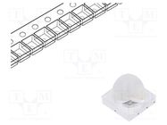 IR transmitter; 830÷850nm; transparent; P opt: 280÷450mW; 50°; SMD REFOND