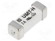 Fuse: fuse; time-lag; 2A; 277VAC; 250VDC; SMD; ceramic; 5.3x16mm SCHURTER