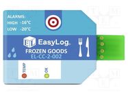 Data logger; temperature,humidity; IP67; ±0.3°C; ±2%; Resol: 0.1°C LASCAR