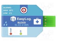 Data logger; temperature,humidity; IP67; ±0.3°C; ±2%; Resol: 0.1°C LASCAR