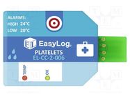 Data logger; temperature,humidity; ±0.3°C; ±2%; Temp: -30÷70°C LASCAR