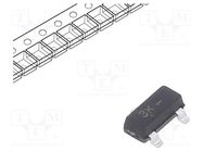 Transistor: PNP; bipolar; 30V; 0.1A; 0.3W; SOT23 ONSEMI