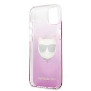 Karl Lagerfeld KLHCP13SCTRP iPhone 13 mini 5.4&quot; hardcase pink/pink Choupette Head, Karl Lagerfeld