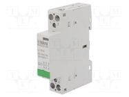 Contactor: 2-pole installation; 32A; 24VAC; NO x2 ISKRA