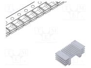 Heatsink: extruded; TO252,TO263; metallic; L: 12.7mm; W: 25.91mm 