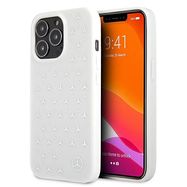 Mercedes Silver Stars Pattern Case for iPhone 13 Pro / iPhone 13 - White, Mercedes
