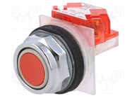 Switch: push-button; 30mm; Stabl.pos: 1; NC; red; none; IP66; 9001K SCHNEIDER ELECTRIC